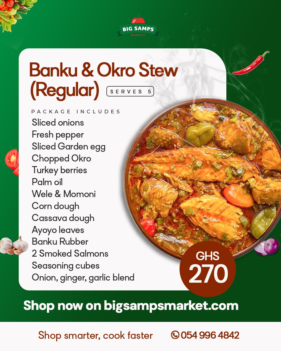Banku and Okro Bundle (Regular)