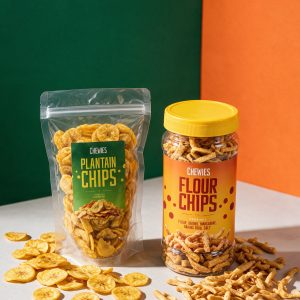 Chewies Duo (Plantain Chips & Wheat Flour Chips)